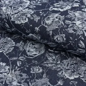 JEANS DENIM JACQUARD Flowie