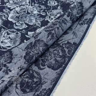 JEANS DENIM JACQUARD Flowie