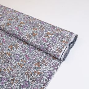 Viskosestoff ECOVERO Flowers Galia offwhite