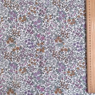 Viskosestoff ECOVERO Flowers Galia offwhite