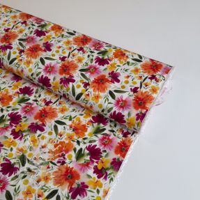 Viskosestoff STRETCH Flowers Sonja digital print