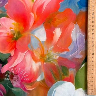 Viskosestoff RADIANCE Flower design B digital print