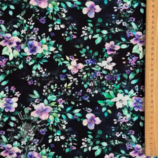 Viskosestoff RADIANCE Flowers Jamie digital print