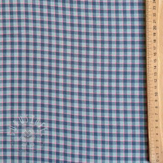 Baumwollstoff YARN DYED Check Anabel teal