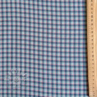 Baumwollstoff YARN DYED Check Anabel teal