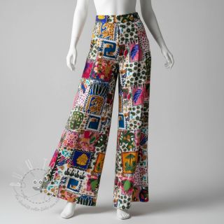 Baumwollstoff SATIN Summer patchwork digital print