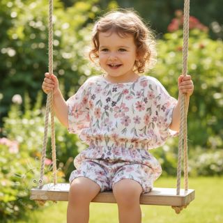 Double gauze/musselin Flowers Jana digital print