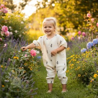 Double gauze/musselin EMBROIDERY Cactus natural