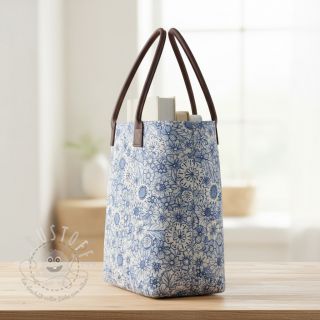 Dekostoff Linenlook Bloom Fully Mix digital print