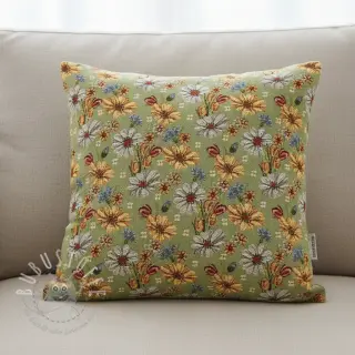 Dekostoff GOBELIN premium Floral Easter Flower