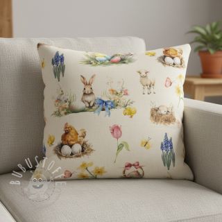 Dekostoff Easter Garden Joy digital print