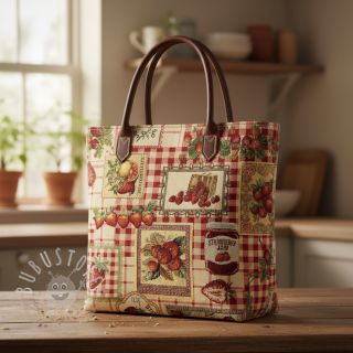 Dekostoff GOBELIN premium Strawberry Jam Check