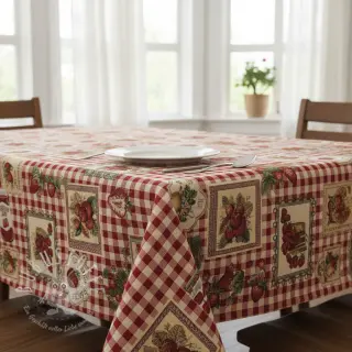 Dekostoff GOBELIN premium Strawberry Jam Check