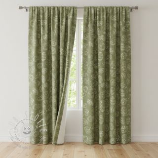 Dekostoff Linenlook premium Easter Egg Tale