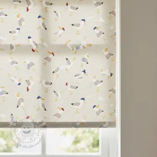 Dekostoff Linenlook premium Seagull dress up