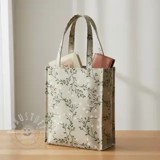 Dekostoff Linenlook premium Flower Bell Garland