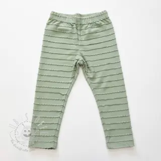 Jersey RUFFLES sage