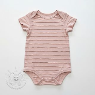Jersey RUFFLES powder pink
