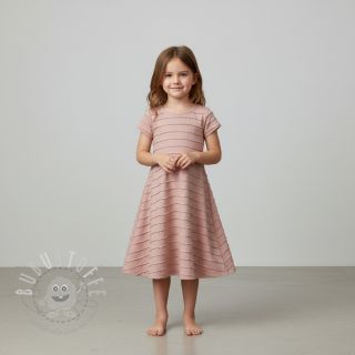 Jersey RUFFLES powder pink