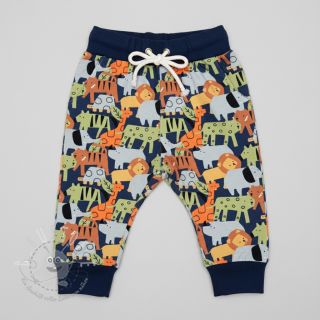 Sweatstoff Animaland navy