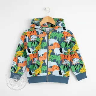 Sweatstoff Animaland petrol