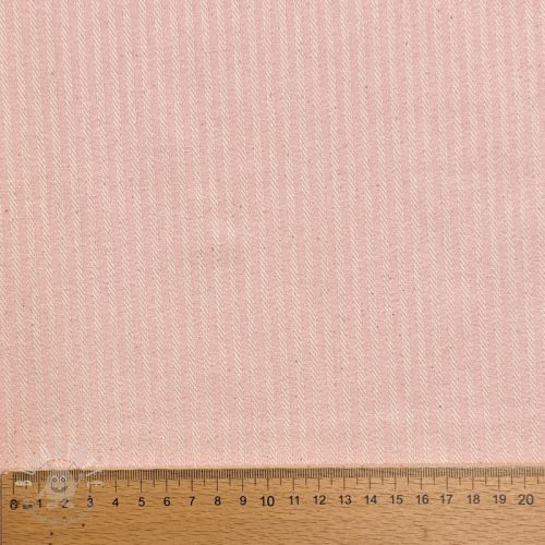 Dekostoff DOBBY Colored stripe light pink