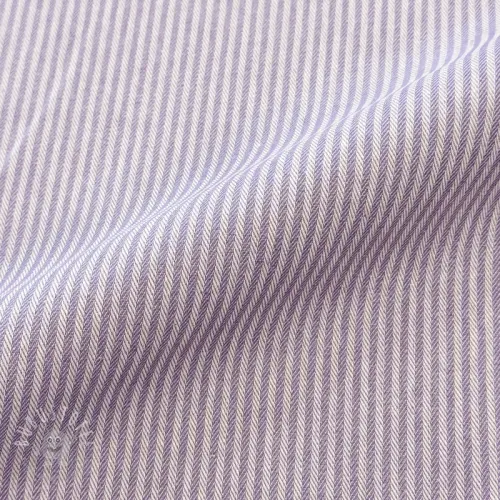Dekostoff DOBBY Colored stripe lavender