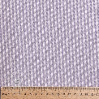 Dekostoff DOBBY Colored stripe lavender