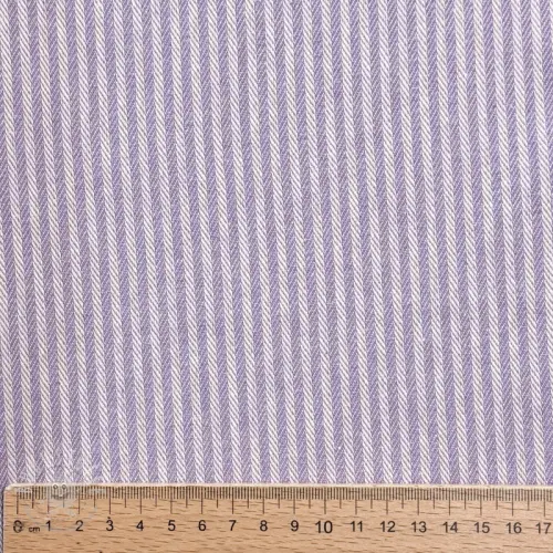 Dekostoff DOBBY Colored stripe lavender