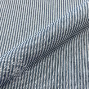 Dekostoff DOBBY Colored stripe blue