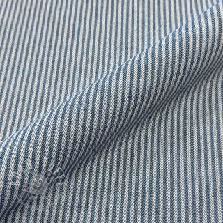 Dekostoff DOBBY Colored stripe blue