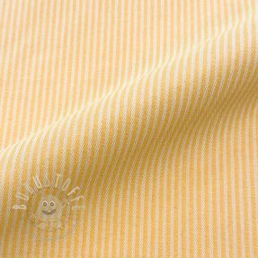 Dekostoff DOBBY Colored stripe warm yellow