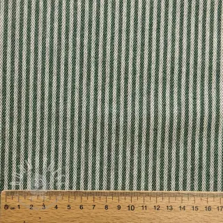 Dekostoff DOBBY Colored stripe bottle green