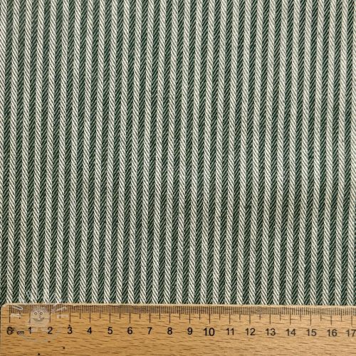 Dekostoff DOBBY Colored stripe bottle green