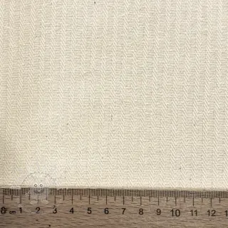 Dekostoff DOBBY Colored stripe naturel