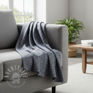 Baumwollstoff YARN DYED Check Anabel teal