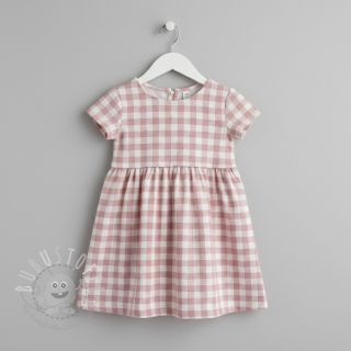 Baumwollstoff FLANNEL BIG Check light pink