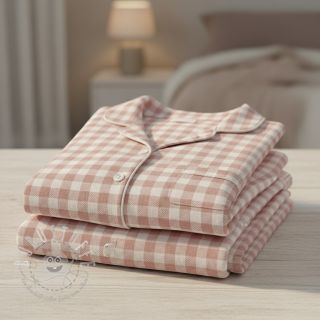 Baumwollstoff FLANNEL BIG Check light pink