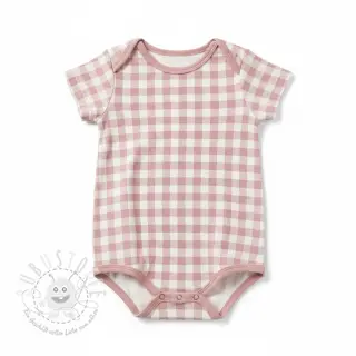 Baumwollstoff FLANNEL BIG Check light pink