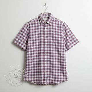 Baumwollstoff FLANNEL BIG Check mauve