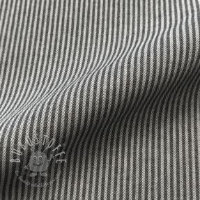 Dekostoff DOBBY Colored stripe black