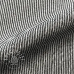Dekostoff DOBBY Colored stripe black