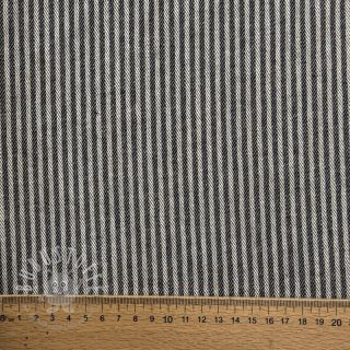 Dekostoff DOBBY Colored stripe black