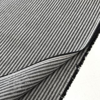 Dekostoff DOBBY Colored stripe black