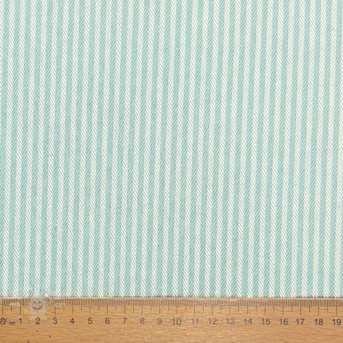 Dekostoff DOBBY Colored stripe mint