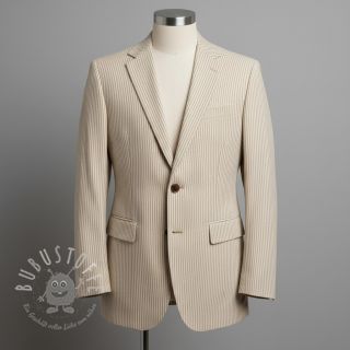 Dekostoff DOBBY Colored stripe sand