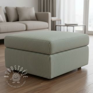 Dekostoff DOBBY Colored stripe bottle green