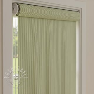 Dekostoff DOBBY Colored stripe light green