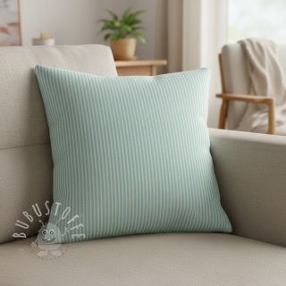 Dekostoff DOBBY Colored stripe mint