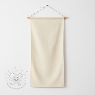 Dekostoff DOBBY Colored stripe naturel